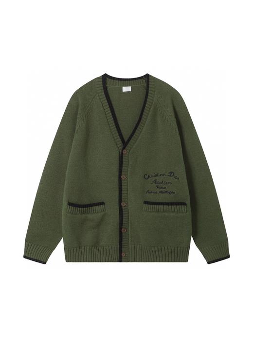 Dio*/迪家 23ss 山羊绒平纹针织面料针织开衫（Y*BG） 商品图0