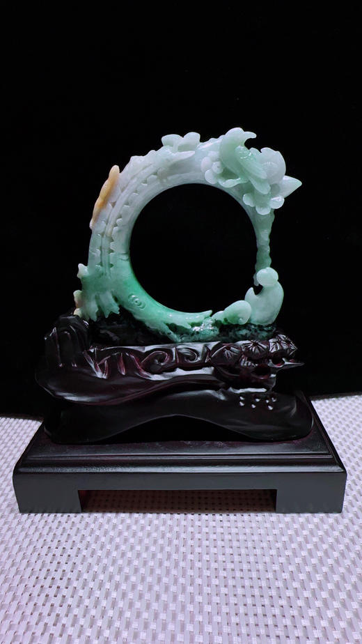 620303翡翠摆件【喜上眉梢】 商品图3