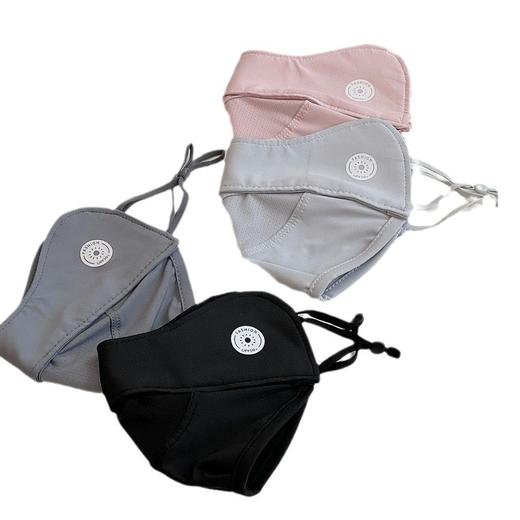 「柔软丝滑！冰凉防晒」运动户外防晒面罩 夏季防晒护脸口罩遮阳罩防灰尘冰感口罩配饰 商品图4