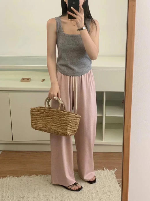 🥳早秋新品🔥慵懒百搭神裤！ 穿上秒变“腿精”💃🏻 【AILISCOCO早秋糯米阔腿裤】 一条只要💰59！闭眼入！巨划算！不买绝对会后悔 商品图2