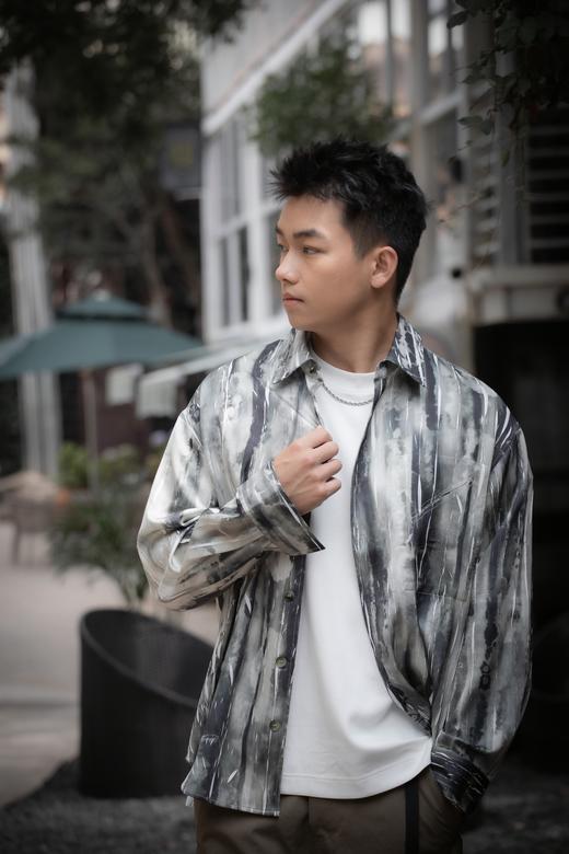 43372162水墨涂鸦长袖衬衫 商品图3