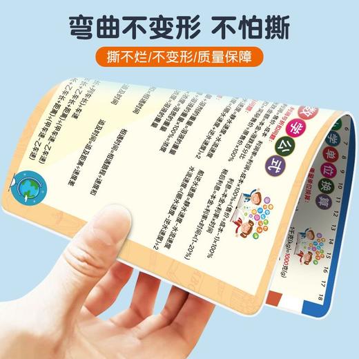 小学数学答题公式小学数学公式卡解题技巧立体几何计算公式1-6年级开学必备便携 商品图5