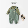【婴儿时髦无袖可开档爬服】男宝宝新款秋装连体衣儿童背带裤子93009 商品缩略图0