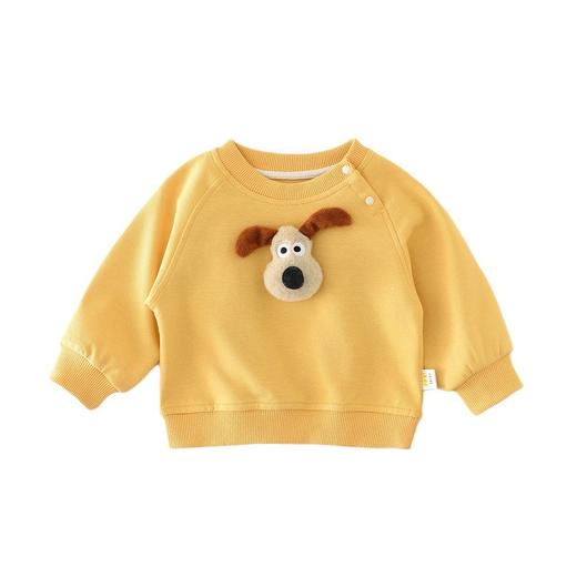 【宝宝趣味卡通套头衫】春季新款卫衣男女童新生儿长袖条纹休闲上衣 商品图4