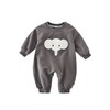 【婴儿大象趣味毛巾绣连体衣】春装长袖宝宝新生儿棉质衣服哈衣爬服 商品缩略图4