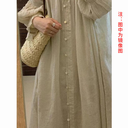 裁缝学苑AS328日系棉麻宽松连衣裙纸样女装衬衫裙茶歇长裙子打版裁剪样板 商品图1