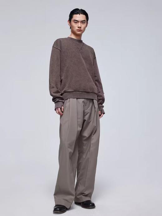 Simple Project/Y24135/圆领洗褪卫衣 商品图1