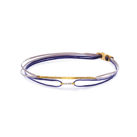 订购6周到｜CHRISTIANA KAFA-DIANNA-紫色 双层 手链［希腊设计师］