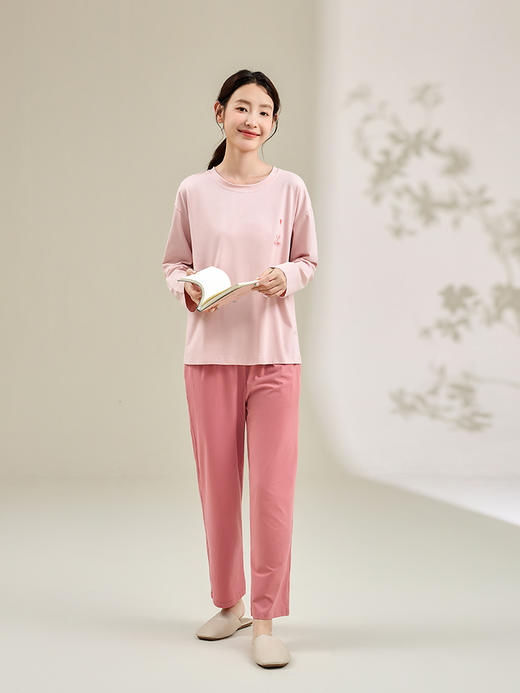 康妮雅女式长袖长裤套头套装 商品图6