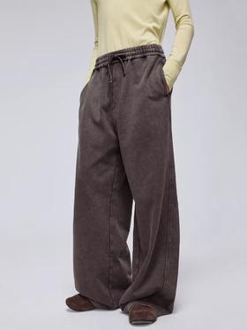 Simple Project/K24159/弧形洗褪卫裤