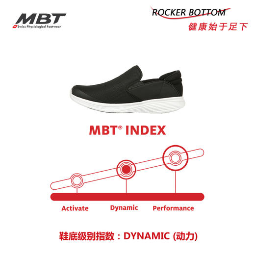 MBT足健康鞋男厚底休闲通勤一脚蹬 纠正走路姿势 透气 轻便MODENA 商品图5
