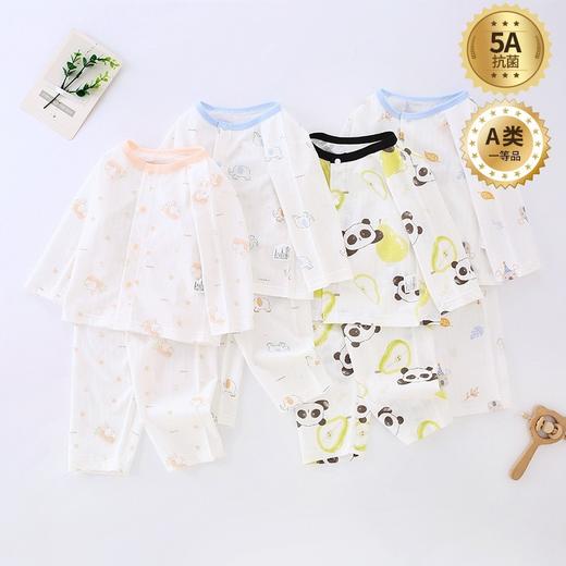 【夏季薄款婴儿分体衣套装】a类纯棉宝宝衣服儿童空调服睡衣套装童裝 商品图1