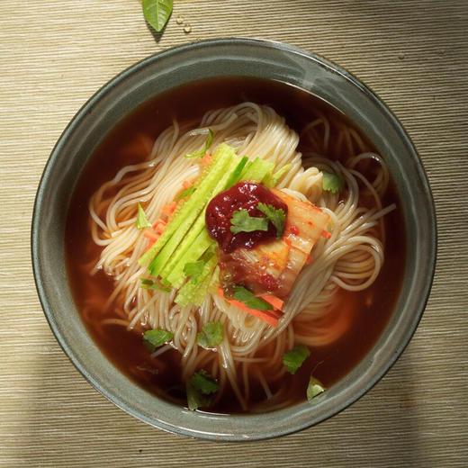 【自营】毓粮田 朝鲜风味东北冷面条380g*5袋	JUNONG-041 商品图5