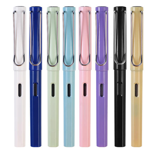 小学生正姿练字钢笔 可替换墨囊 练字书写水笔 多彩塑料暗尖钢笔 初学者练字笔 开学季必备 商品图3