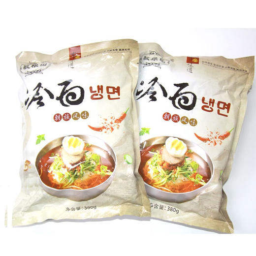 【自营】毓粮田 朝鲜风味东北冷面条380g*5袋	JUNONG-041 商品图2