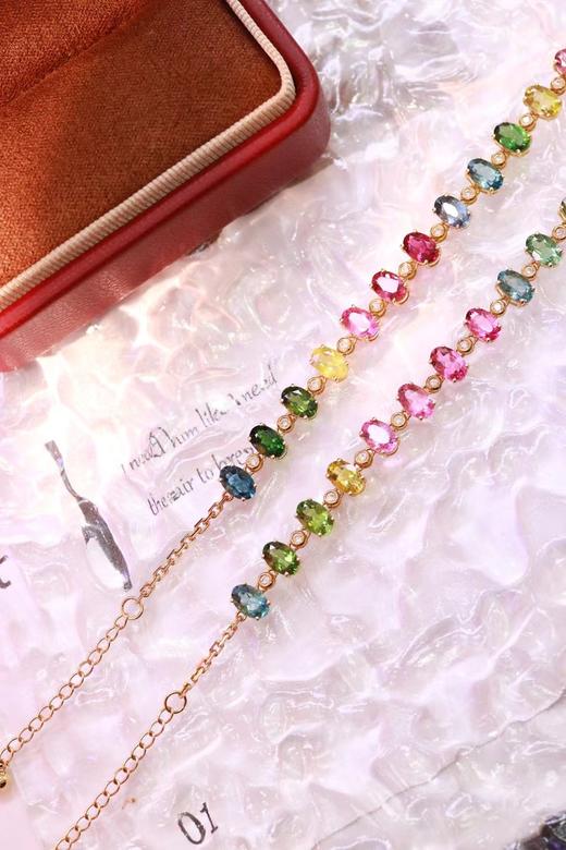 6.5ct 碧玺手链 商品图0