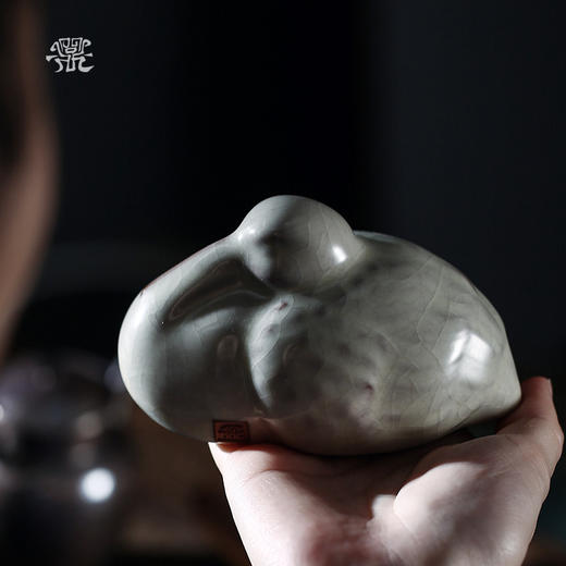问鼎哥窑致巧款云狐茶宠（缺货）舒雁茶宠 商品图6