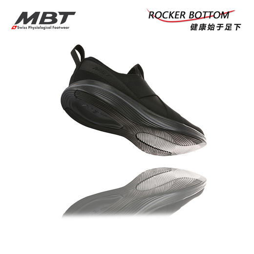 MBT足健康鞋男厚底休闲鞋一脚蹬弓支撑缓解足跟压力 轻便 JIN 商品图3