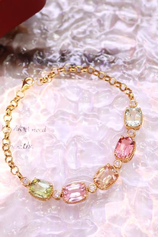 8.7ct 碧玺手链 商品图0