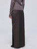 Simple Project/K24149/低腰侧开衩直筒长半裙 商品缩略图3