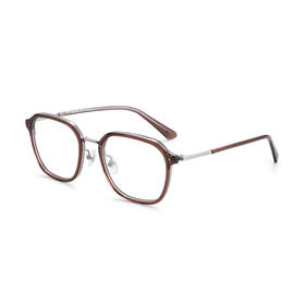 普莱斯光学镜框PM6052 显瘦修颜  超清空气感 合金+板材材质 男女同款 三色可选