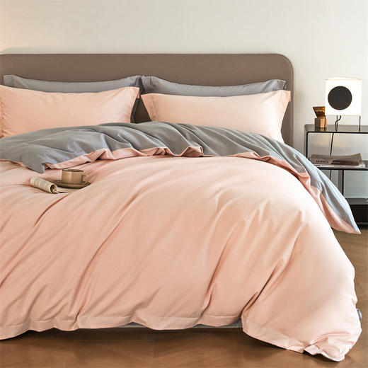 【全棉磨毛双拼四件套】全棉磨毛四件套秋冬厚款纯棉床品件套双拼标准床单款   良品 商品图5