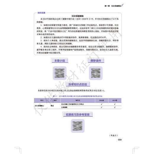 妇幼保健学 全国高等职业教育预防医学专业规划教材 供预防医学临床医学健康管理及相关专业使用中国协和医科大学出9787567923829 商品图3