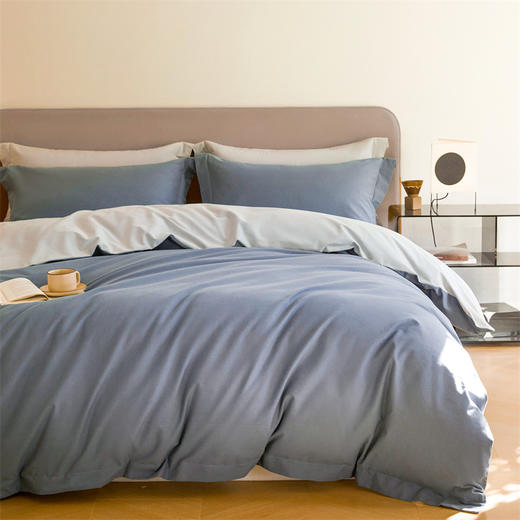 【全棉磨毛双拼四件套】全棉磨毛四件套秋冬厚款纯棉床品件套双拼标准床单款   良品 商品图7