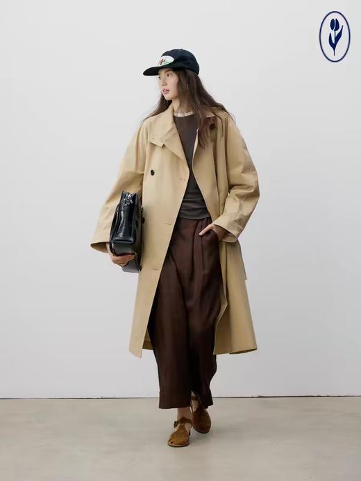 shyshystill/shy202308004/两色棉质长风衣外套 商品图3