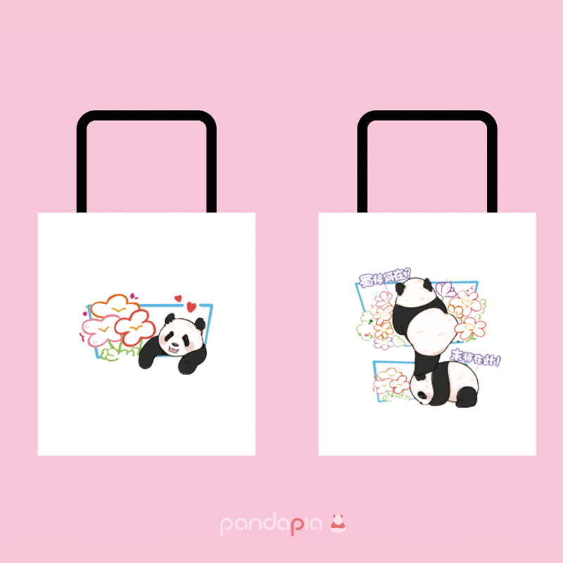大话熊猫帆布袋