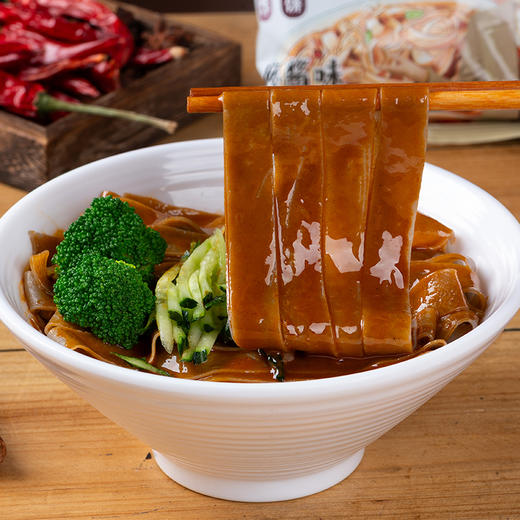 嗨吃家袋装荞麦面皮（麻酱味）118g*10袋 商品图4