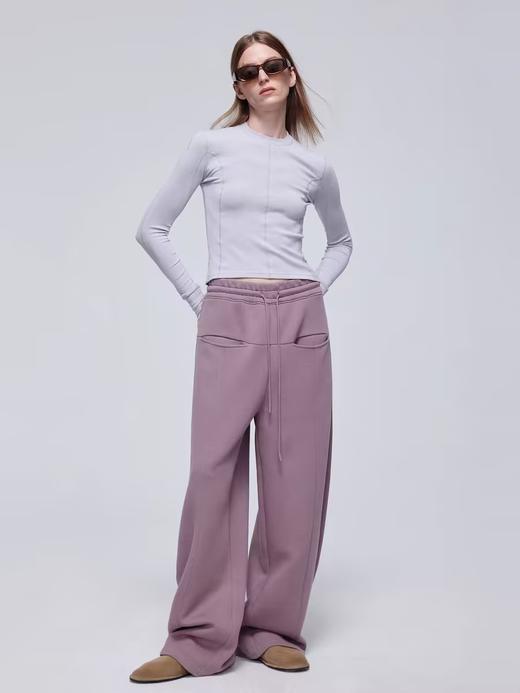 Simple Project/Y24116/女款紧身圆领长袖打底 商品图1