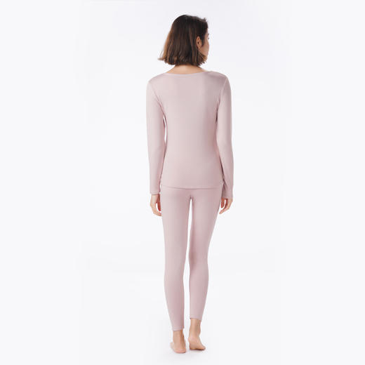 都市丽人保暖衣舒暖套装热可可2.0中厚女士保暖衣发热纤维套装LWT1A8 商品图5