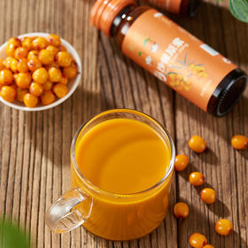 【杞硕】内蒙鲜沙棘果原浆 50ml*10瓶装 沙棘制品鲜果原液瓶装非沙棘固体饮料（ZJSM）