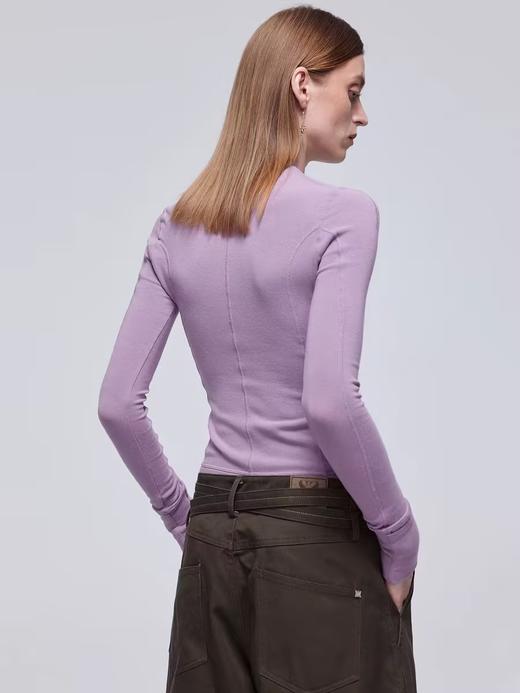 Simple Project/Y24116/女款紧身圆领长袖打底 商品图3