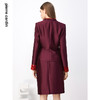 皮尔卡丹女装西装秋冬断面枣红色光面商务正装外套P3308U3985T0
 商品缩略图2
