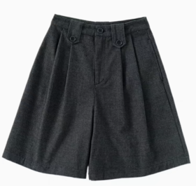 步履不停/3D45024C/色织起绒短裤