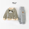 【宝宝趣味卡通套头衫】春季新款卫衣男女童新生儿长袖条纹休闲上衣 商品缩略图2
