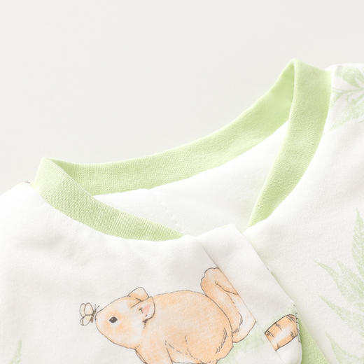 【婴儿夹棉防踢被分腿睡袋】春秋冬120克加棉男女宝宝A类长袖连体衣 商品图2