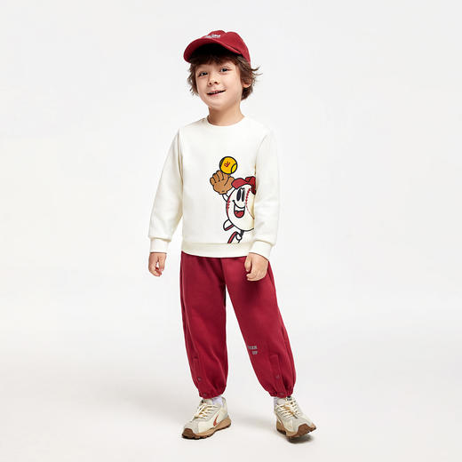 【5A级抗菌】男童萌趣印花卫衣新款安奈儿童装实体店同款XB431712 商品图3