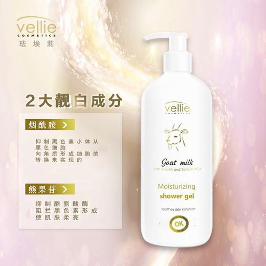 珐埃莉山羊奶保湿沐浴露持久留香清爽补水保湿家庭装波兰 商品图3