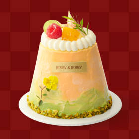 ⚜️开心果柑橘丝绒蛋糕