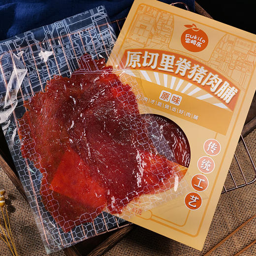 富崎乐原切里脊猪肉脯原味/黑椒味85g 正片里脊肉精心调制香料 152396/152397 商品图2