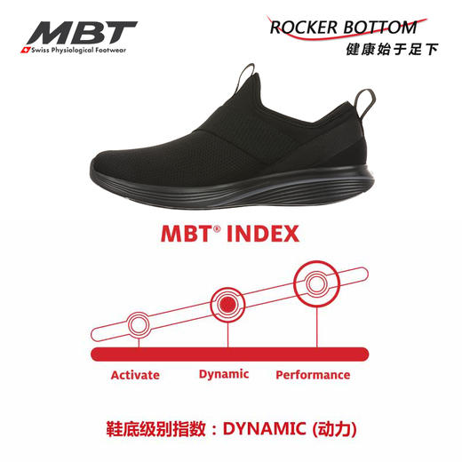 MBT足健康鞋男厚底休闲鞋一脚蹬弓支撑缓解足跟压力 轻便 JIN 商品图5