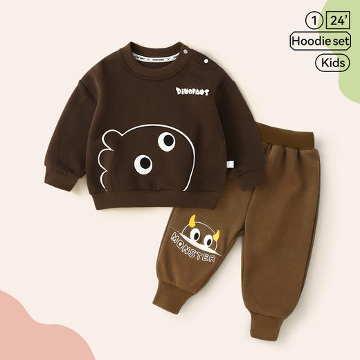 【软糯有型，好穿又好看】春秋款宝宝卫衣套装 上衣婴儿衣服 儿童外套裤子 幼儿外出潮服童装-QQ 商品图8