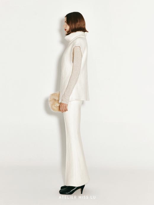 【灰天鹅】抽褶设计弹力高领上衣 商品图1