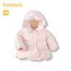 巴拉巴拉婴儿羽绒服男童冬季女童短款外套花朵造型新款甜美萌 商品缩略图4