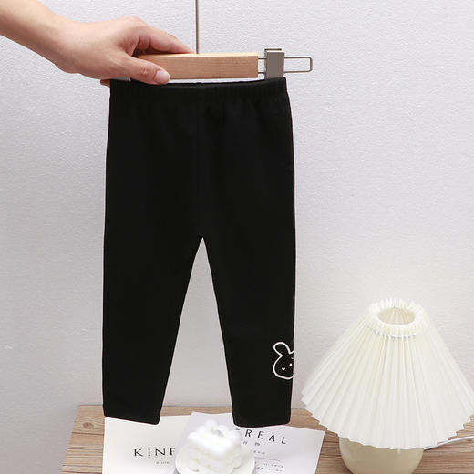 【儿童德绒打底裤】2024春秋新款宝宝保暖裤女童打底裤童装 商品图3