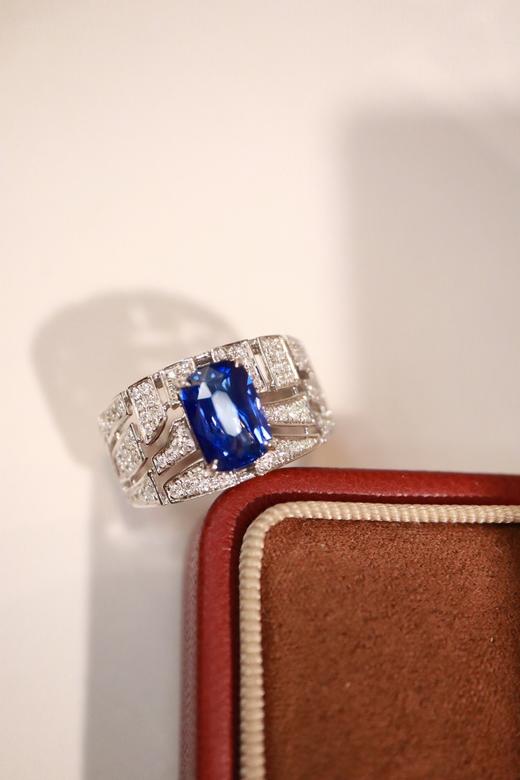 2.0ct 蓝宝石戒指 商品图7