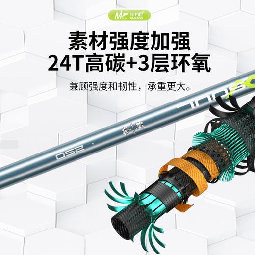 佳钓尼新魂抄网杆套装二代超轻超硬碳素捞鱼网兜钓鱼全套伸缩折叠 商品图3